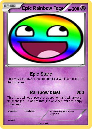 Pokemon Epic Rainbow Face