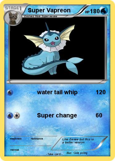 Pokemon Super Vapreon