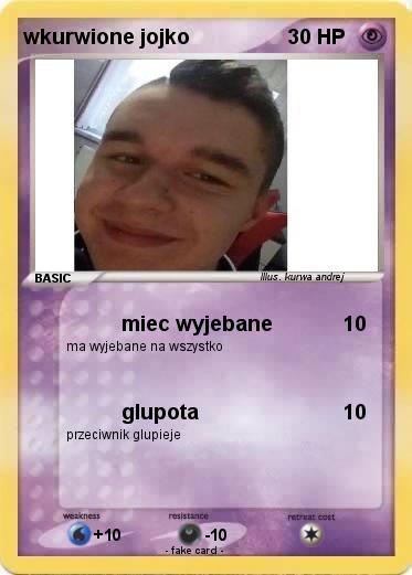 Pokemon wkurwione jojko