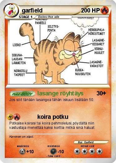 Pokemon garfield