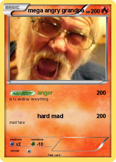 Pokemon mega angry grandpa
