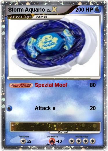 Pokemon Storm Aquario