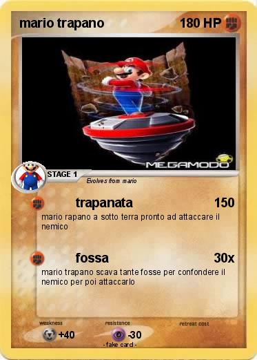 Pokemon mario trapano