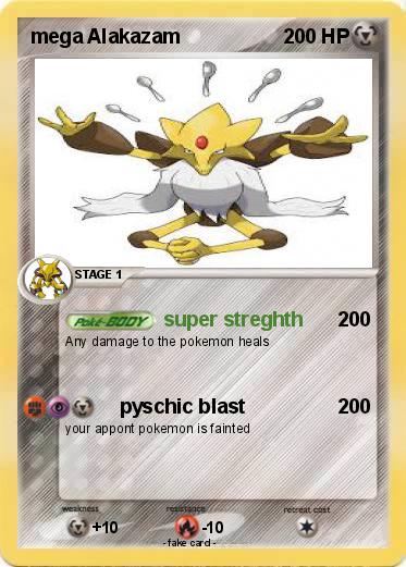 Pokemon mega Alakazam