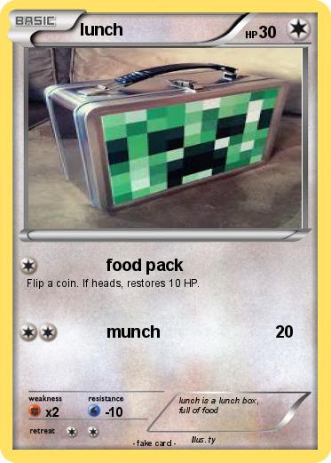 Pokemon lunch