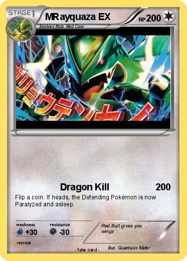 Pokemon MRayquaza EX