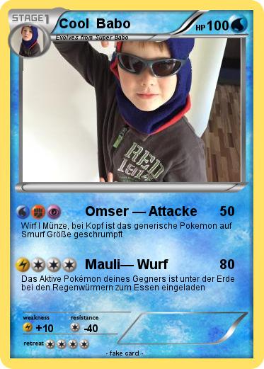 Pokemon Cool  Babo