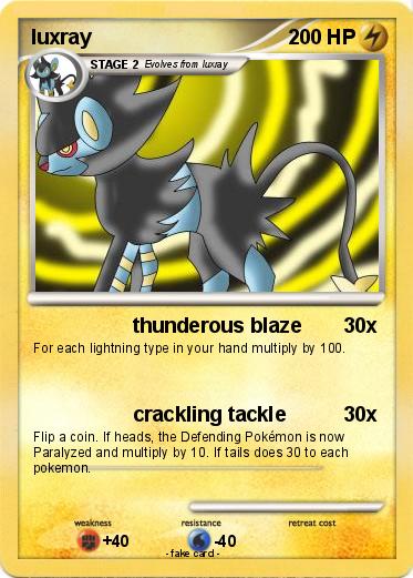 Pokemon luxray