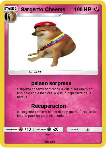Pokemon Sargento Cheems