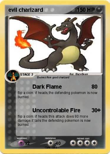 Pokemon evil charizard