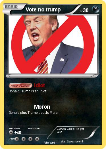 Pokemon Vote no trump