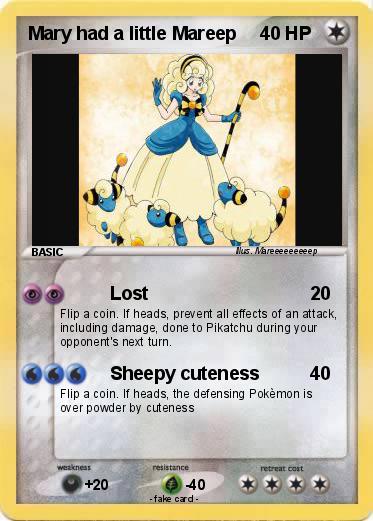 Pokemon Mary had a little Mareep