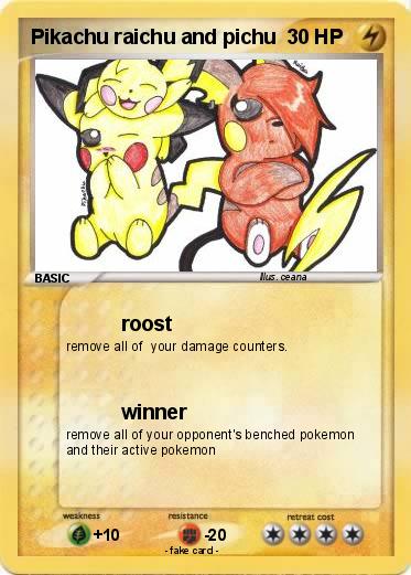 Pokemon Pikachu raichu and pichu