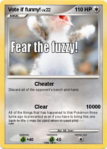 Pokemon Vote if funny!