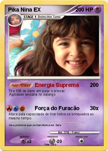 Pokemon Pika Nina EX