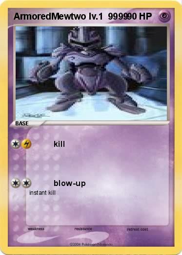 Pokemon ArmoredMewtwo lv.1  9999