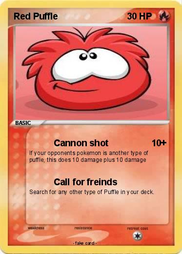 Pokemon Red Puffle