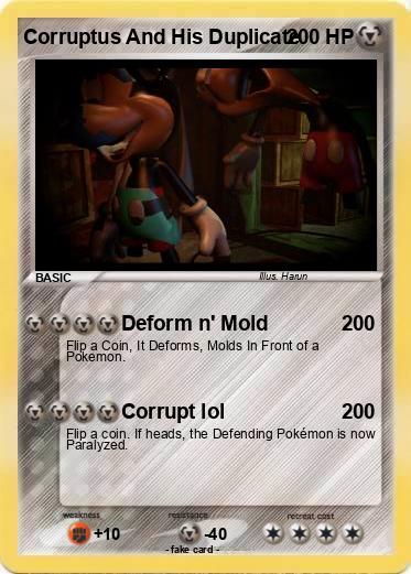 Pokemon Corruptus And His Duplicate