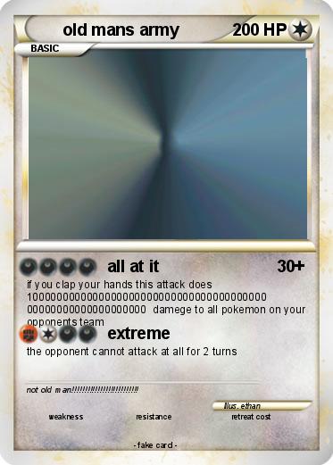 Pokemon old mans army