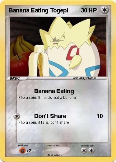 Pokemon Banana Eating Togepi