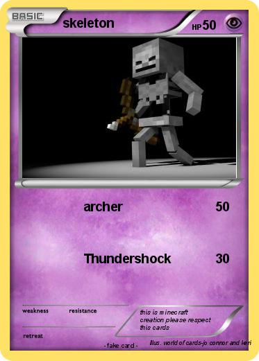 Pokemon skeleton