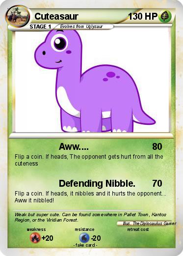Pokemon Cuteasaur