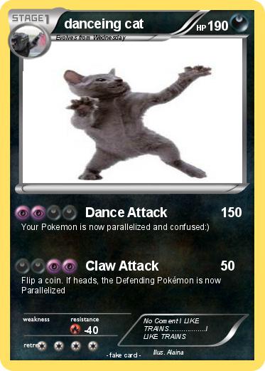Pokemon danceing cat
