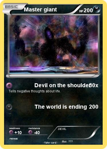 Pokemon Master giant