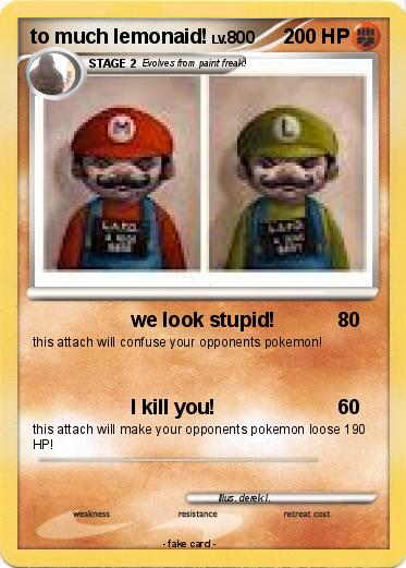 Pokemon to much lemonaid!