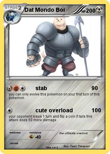 Pokemon Dat Mondo Boi