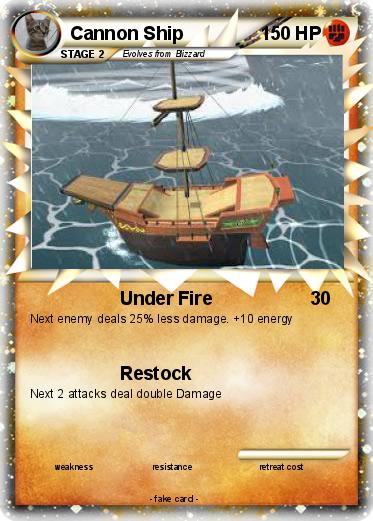 Pokemon Cannon Ship