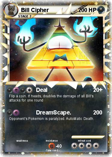 Pokemon Bill Cipher