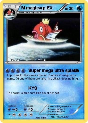 Pokemon M magicarp EX