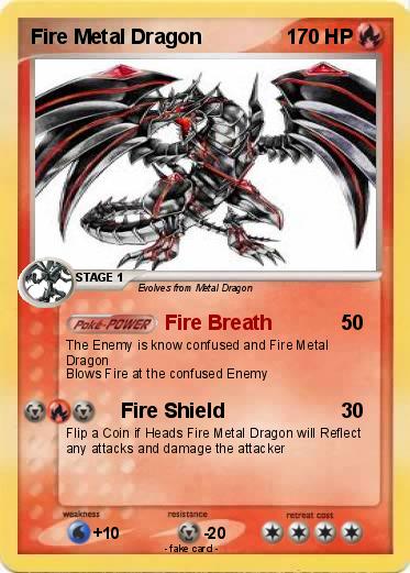 Pokemon Fire Metal Dragon