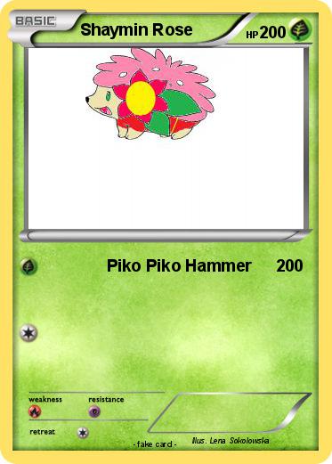 Pokemon Shaymin Rose