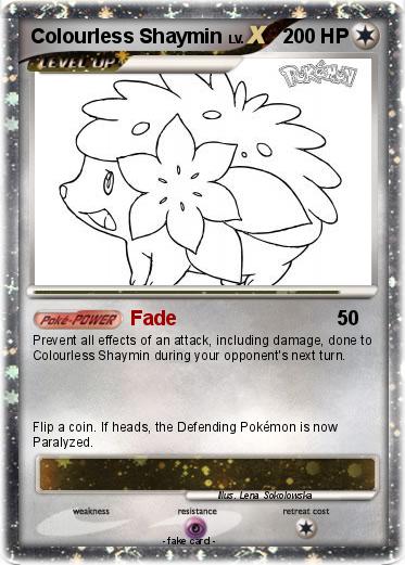 Pokemon Colourless Shaymin