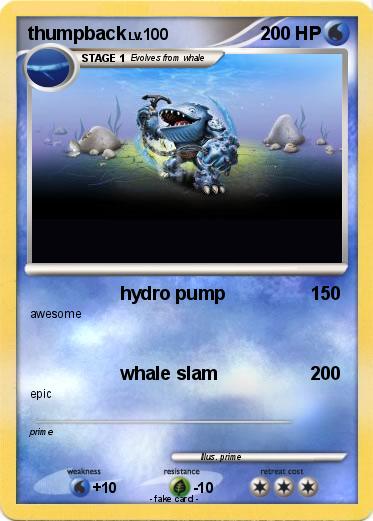 Pokemon thumpback