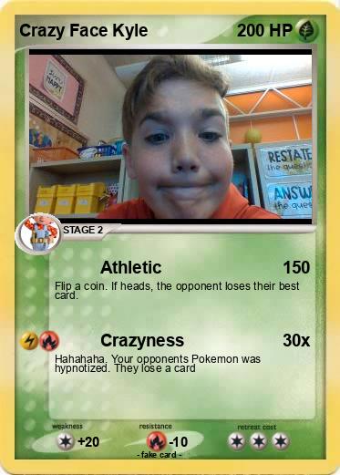 Pokemon Crazy Face Kyle
