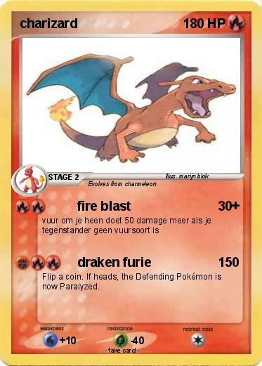 Pokemon charizard