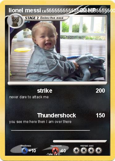 Pokemon lionel messi