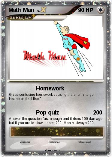 Pokemon Math Man