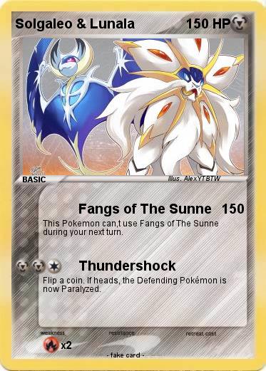 Pokemon Solgaleo & Lunala