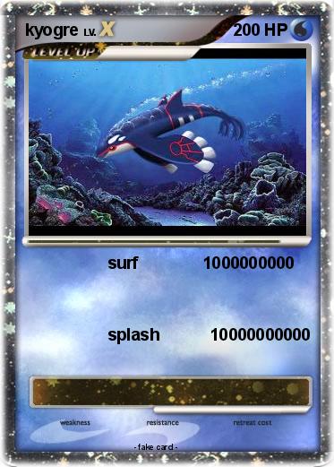 Pokemon kyogre