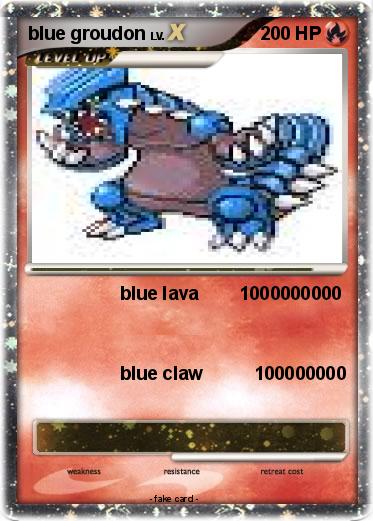 Pokemon blue groudon