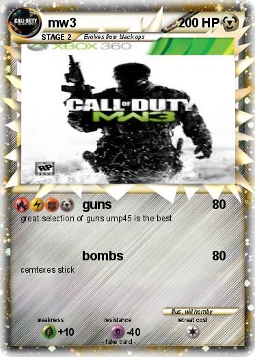Pokemon mw3