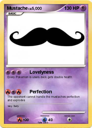 Pokemon Mustache