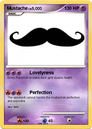 Pokemon Mustache