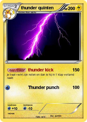 Pokemon thunder quinten