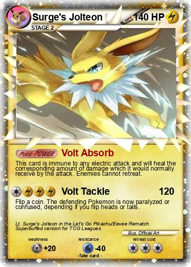 Pokemon Surge's Jolteon