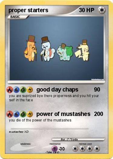 Pokemon proper starters